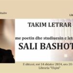 Takim letrar me poetin dhe studiuesin e letërsisë Prof. dr. Sali Bashota